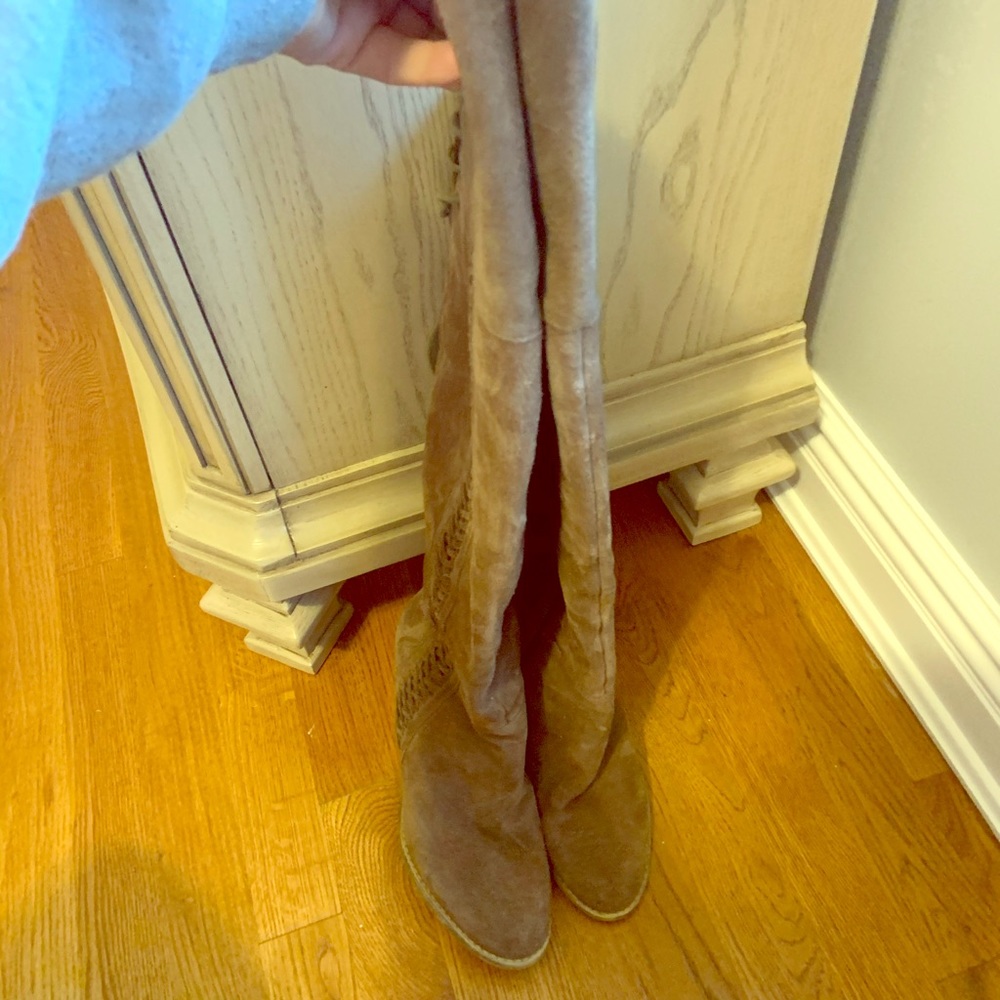Knee High Suede Boots